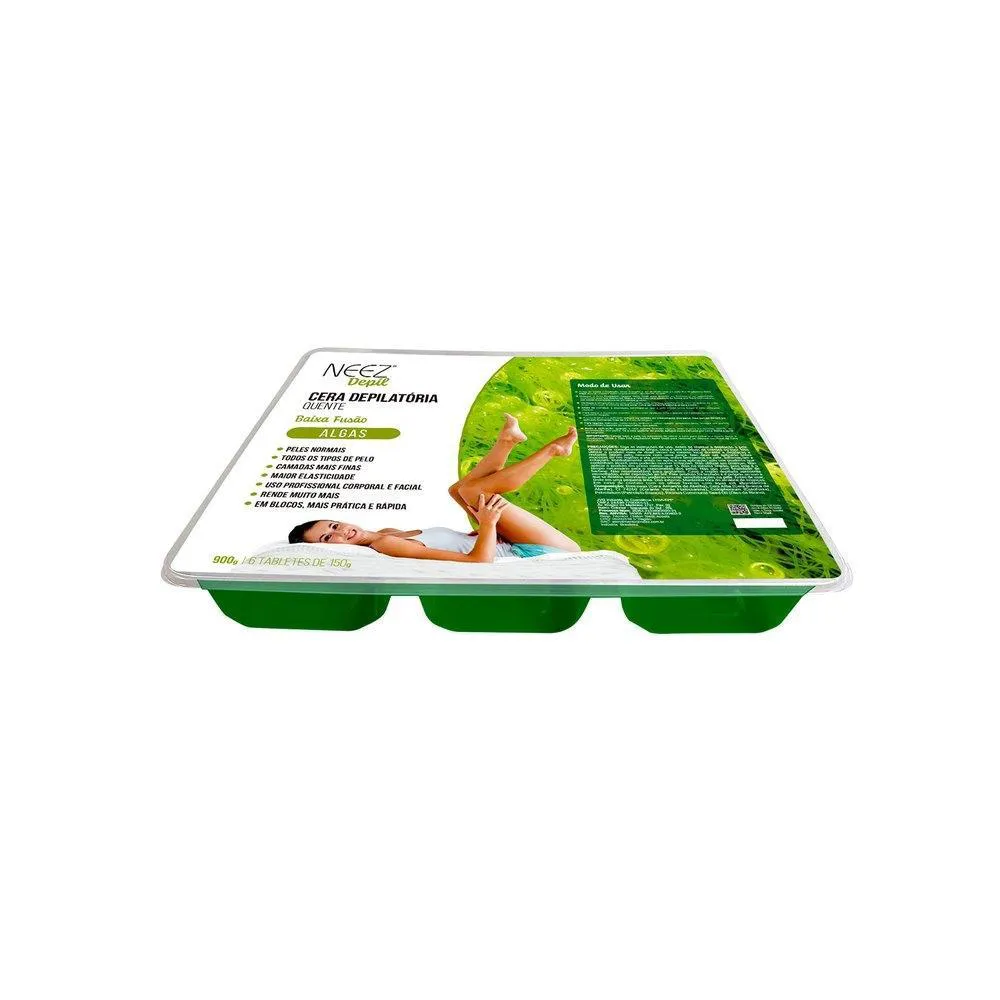 Cera Depilatória Quente Neez Algas 900G
