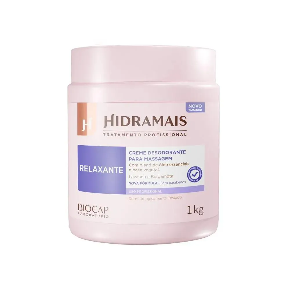 Creme Desodorante para Massagem Relaxante 1kg