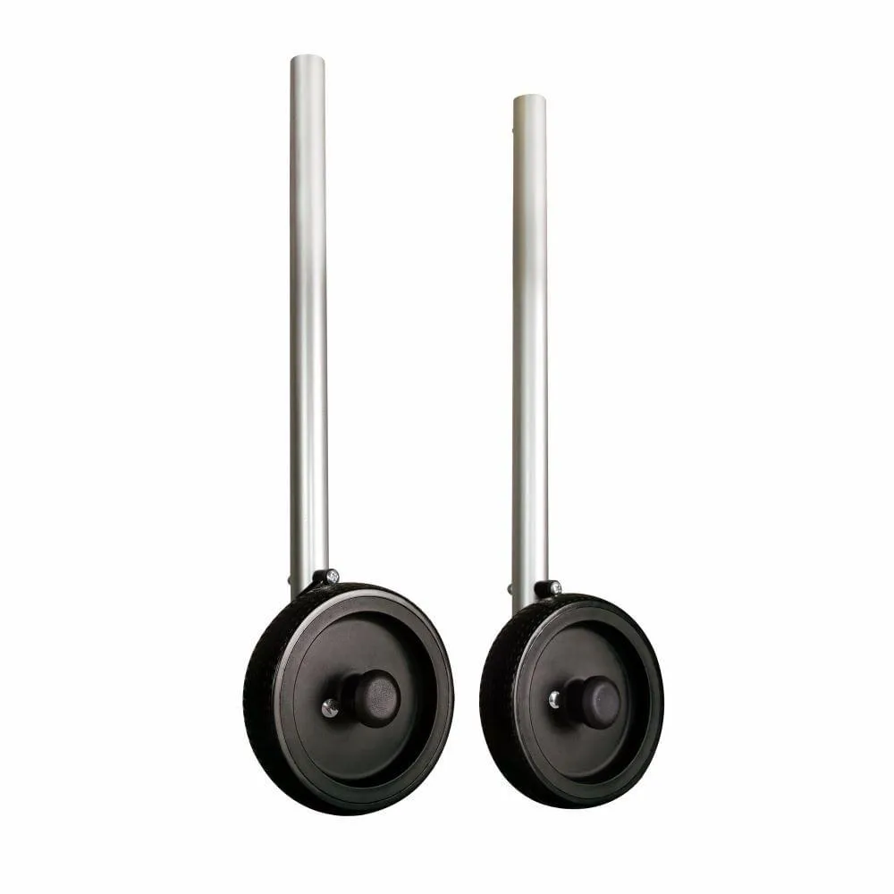 Rodas Traseiras para Andador Posterior PP Preta