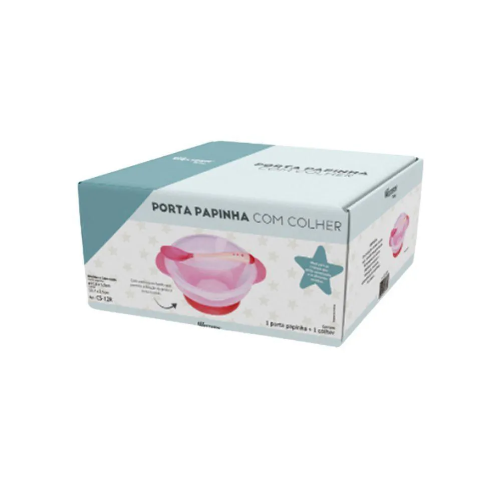 Prato Infantil Com Ventosa E Colher 350Ml- Western Baby