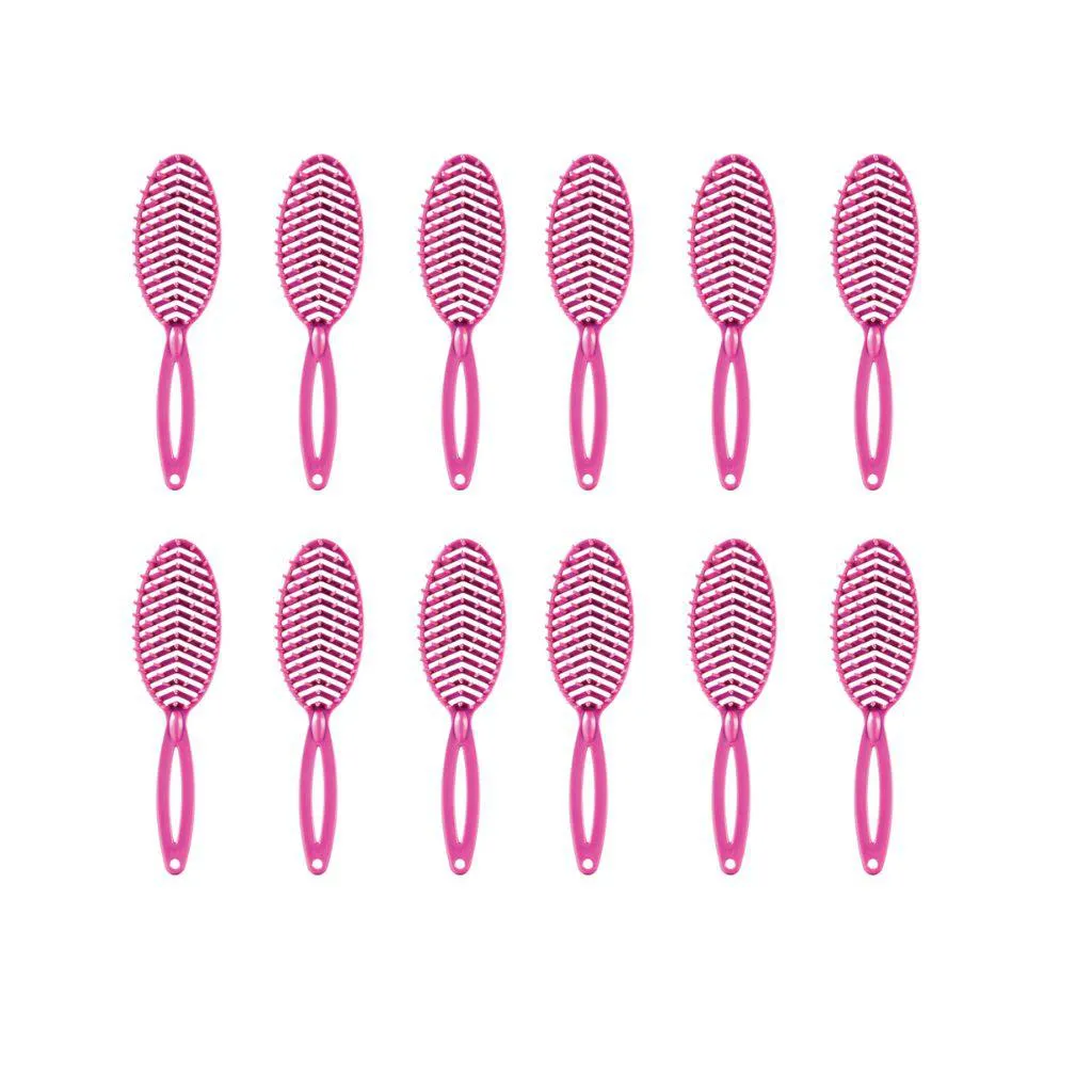 Escova de Cabelo Darma 302 Rigida Oval Desemb - Kit C/ 12un