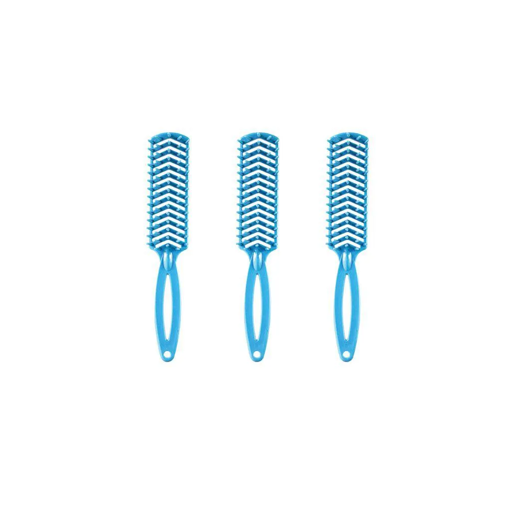 Escova de Cabelo Darma 303 Rigida Reta Desemb - Kit C/ 3un