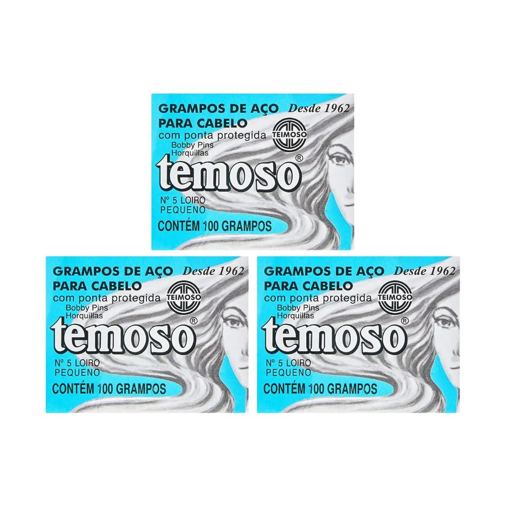 Grampo Teimoso N 5 Com 100un Louro - Kit C/ 3un