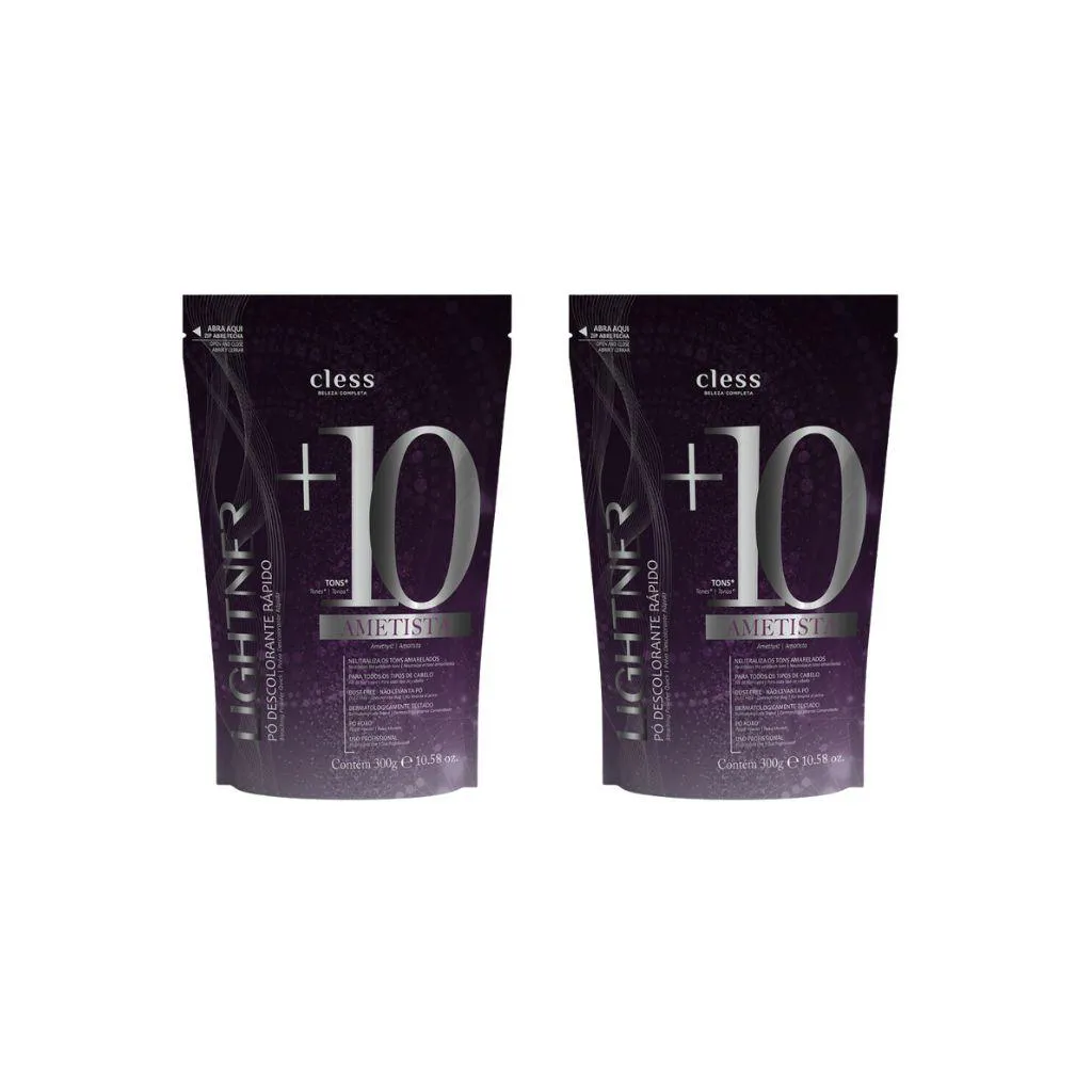 Po Descolorante Lightner Ametista 300g - Kit C/ 2un