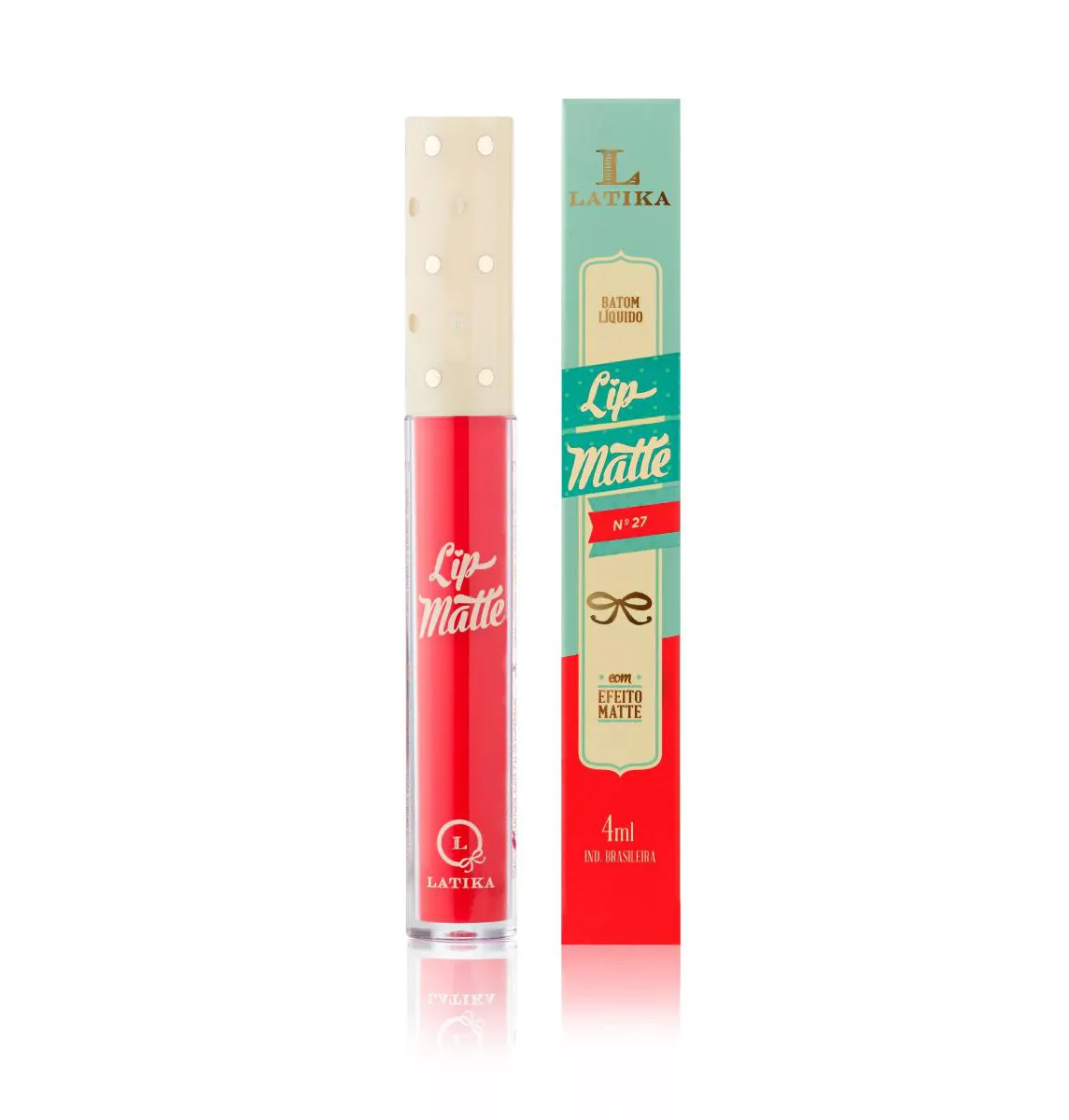 Batom Liquido Latika Lip Matte NO 27