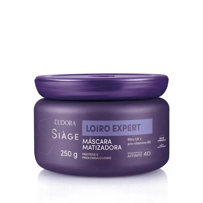 Máscara Capilar Matizadora Loiro Expert Eudora Siàge 250g