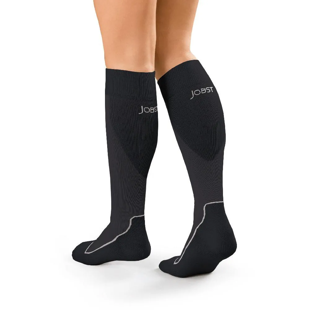 Meia de Compressão 3/4 Sport 20-30 mmHg - Cor: Preta - Jobst P