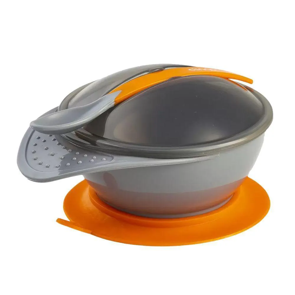 Prato Infantil Com Ventosa E Colher 330Ml - Clingo