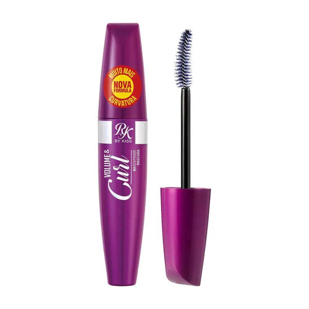 Máscara de Cílios Volume & Curl À Prova Dágua - Ruby Kisses Máscara de Cílios Volume & Curl À Prova Dágua