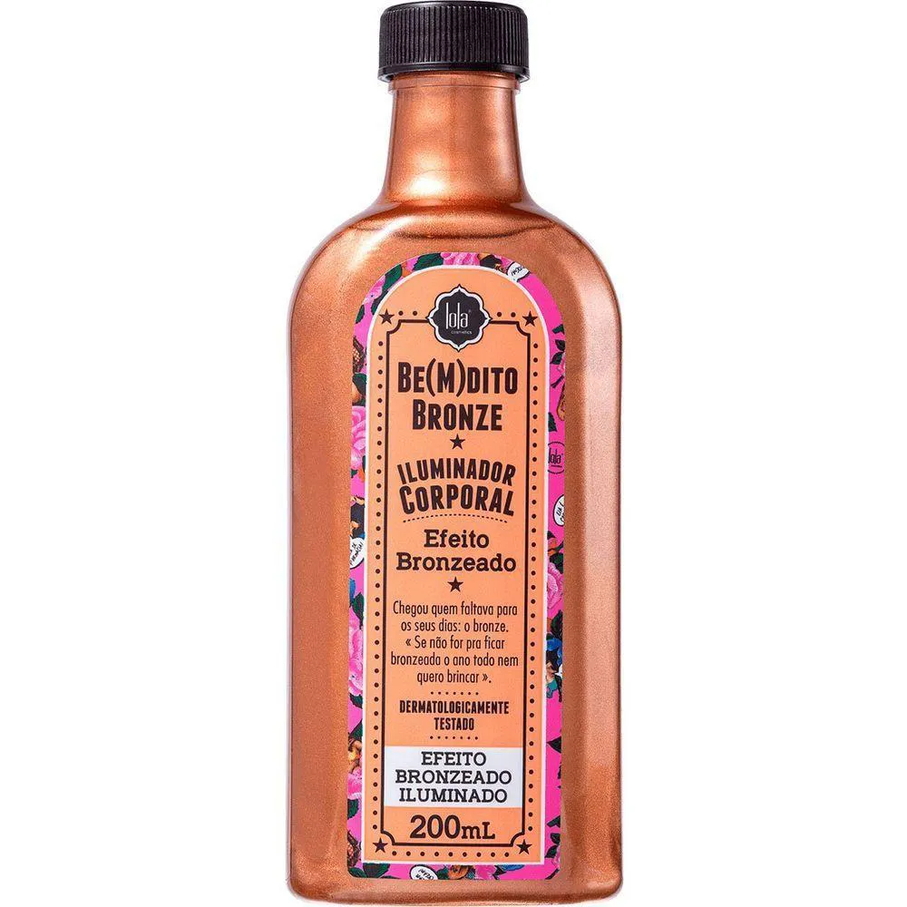 Iluminador Corporal Lola Cosmetics Be(m)dito Bronze 200ml