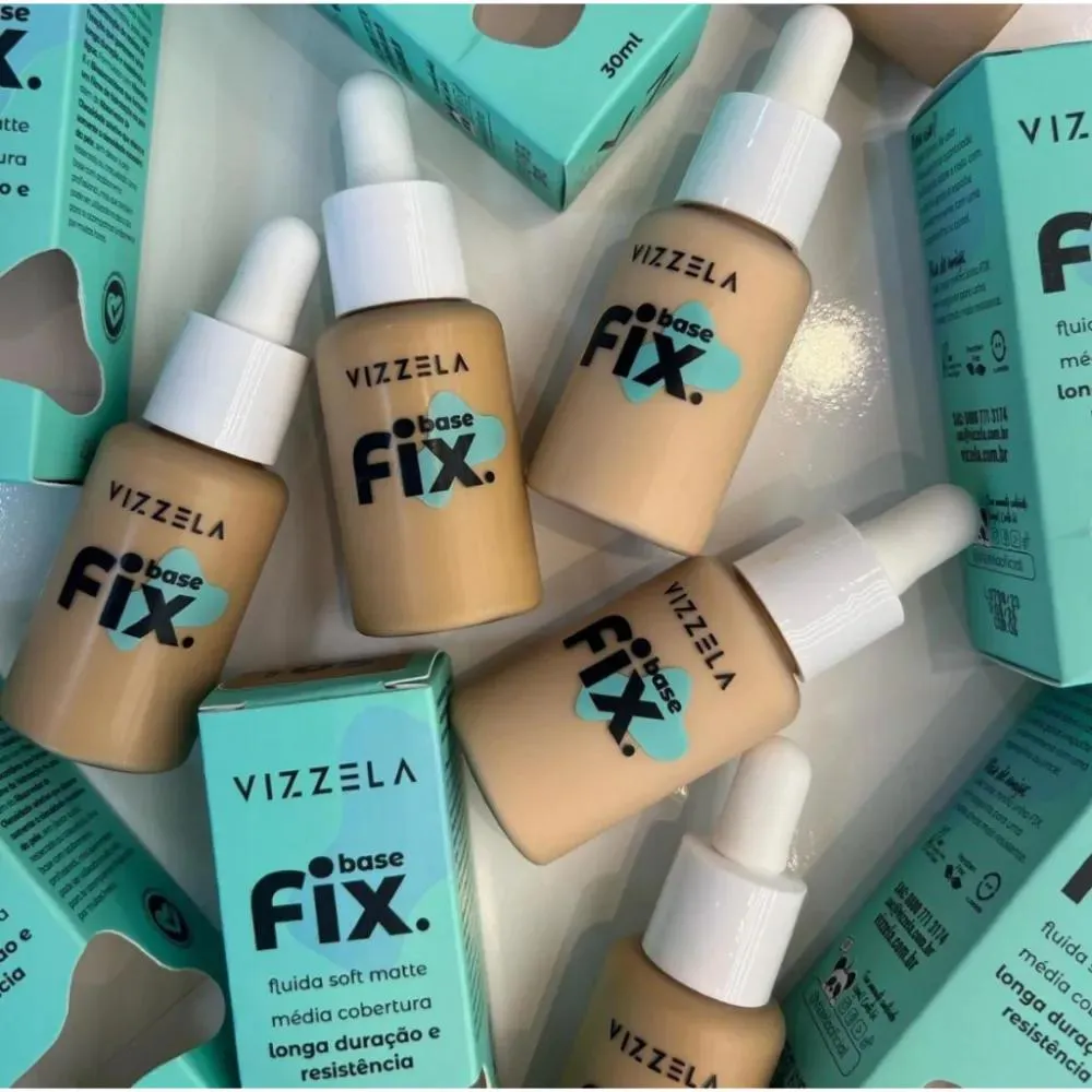 Base Liquida Fix Cor 02 - Vizzela