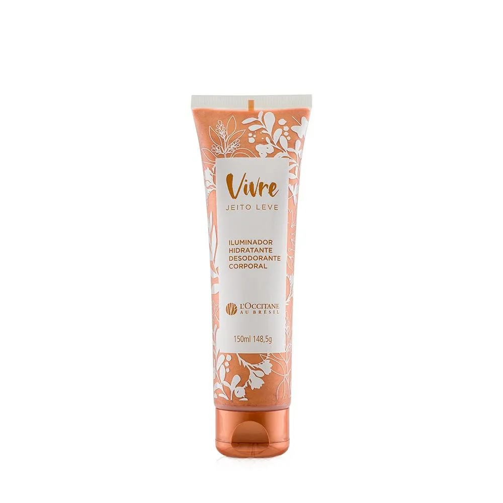 L´occitane Au Brésil Vivre Jeito Leve Iluminador Hidratante Desodorante Corporal 150ml
