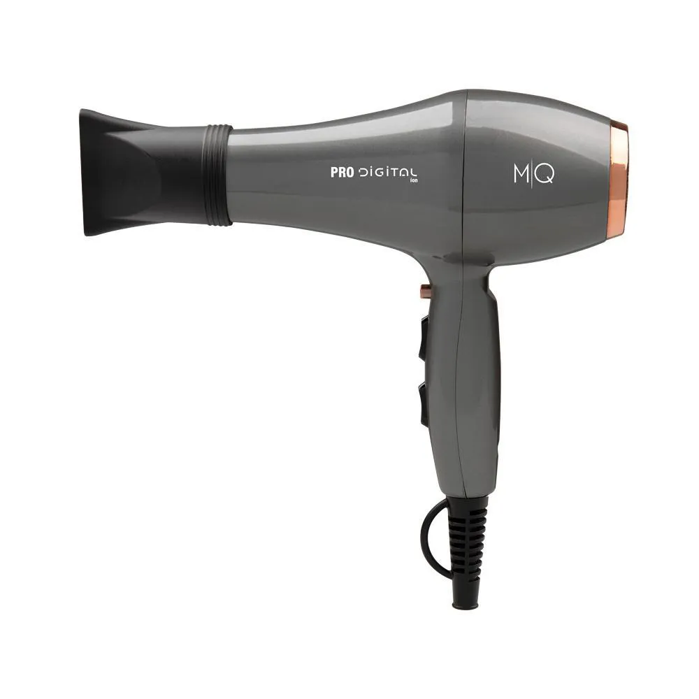 Mq Profissional Pro Digital Secador de Cabelo 2600w com 2 Velocidades Cinza 220v