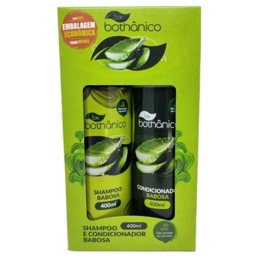 Kit Tok Bothanico Babosa Shampoo 400ml +condiocionador 400ml