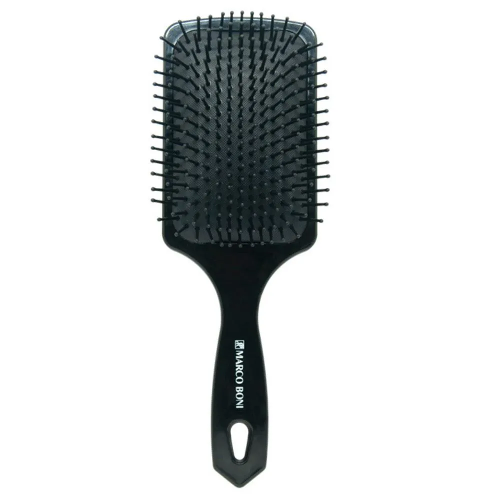 Escova Raquete Nylon Pin Pro School Preta Marco Boni