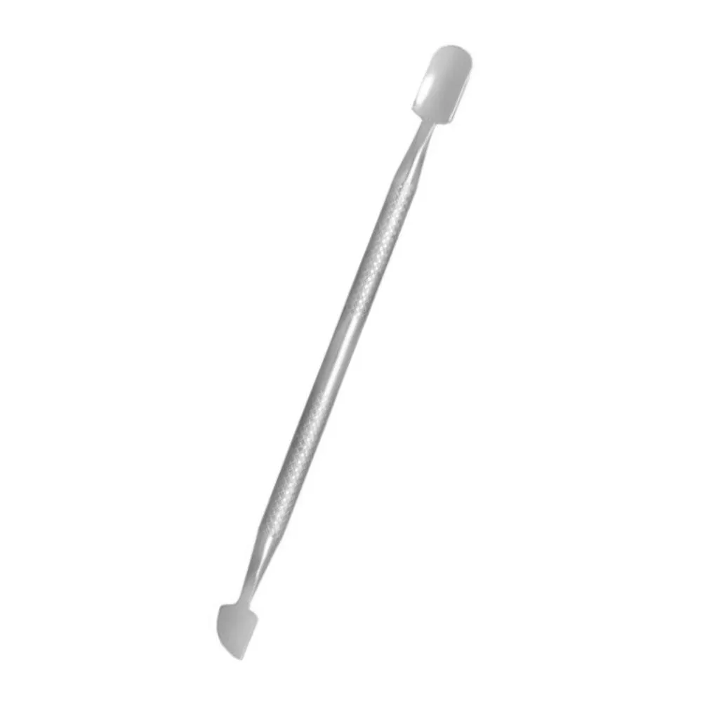 Espatula Dupla para Cuticulas em Aco Inox Santa Clara