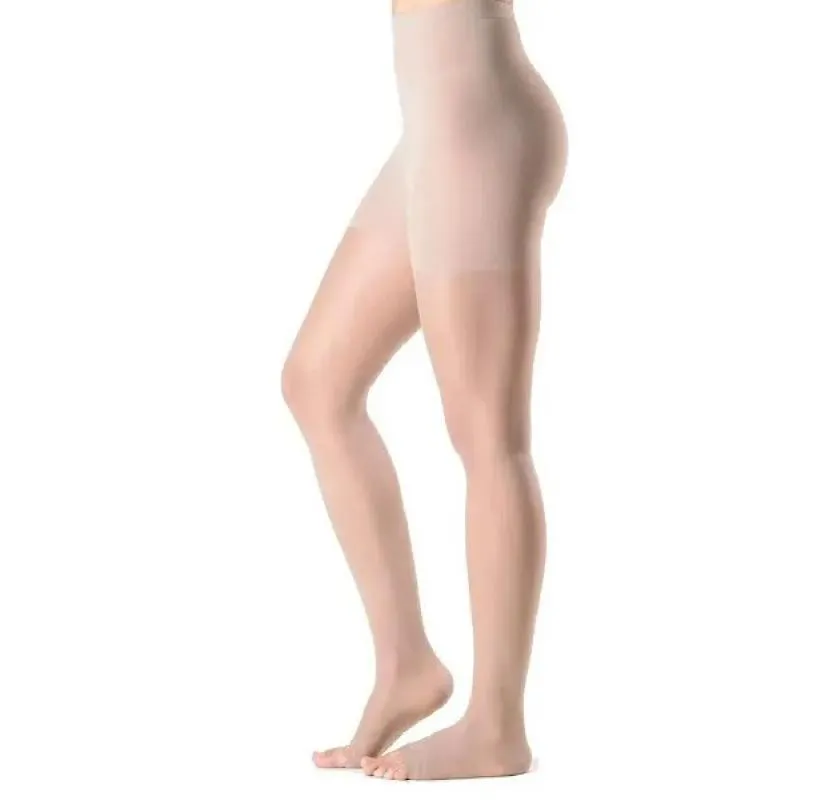 Meia Calça Sigvaris 782A Ever Sheer 20-30 Mmhg Ponteira Aberta M3 Natural