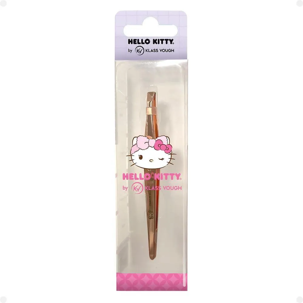 Pinça Dourada Hello Kitty By Klass Vough Ponta Reta Twhk-01