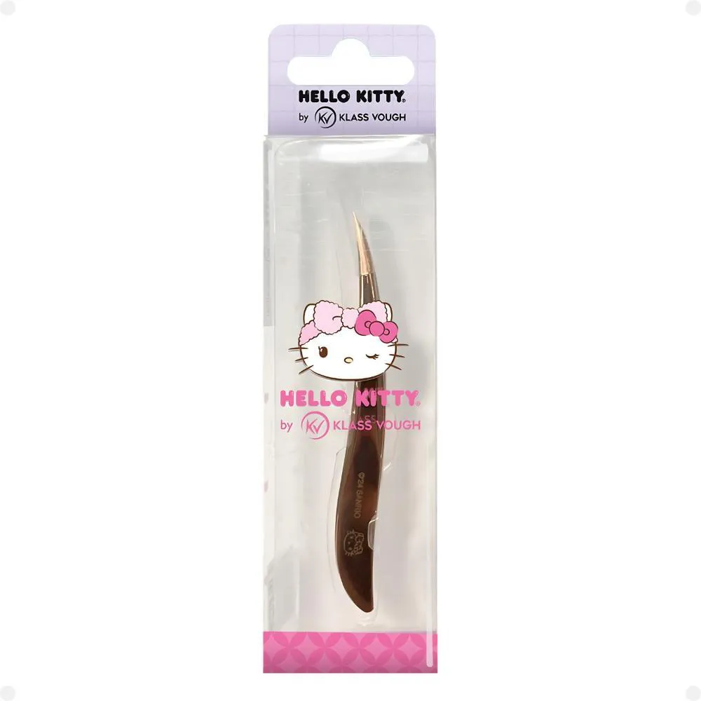 Pinça Dourada Hello Kitty By Klass Vough Ponta Bisturi Twhk-02