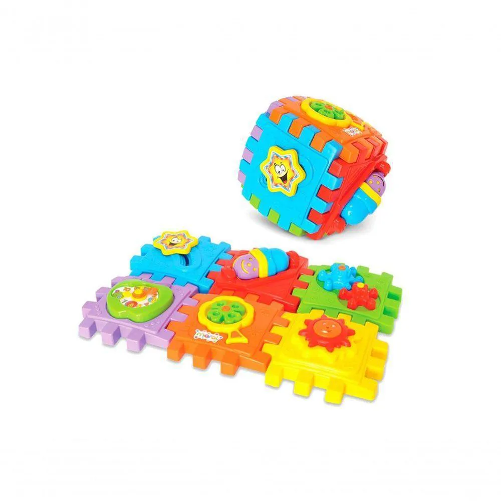 Brinquedo para Bebê Smart Cube com Som - Maral