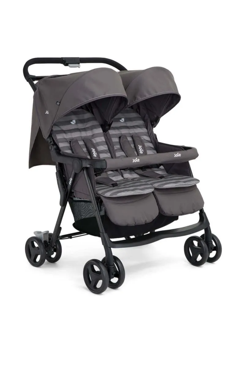 CARRINHO DE BEBê GêMEOS AIRE TWIN CINZA DARK PEWTER JOIE