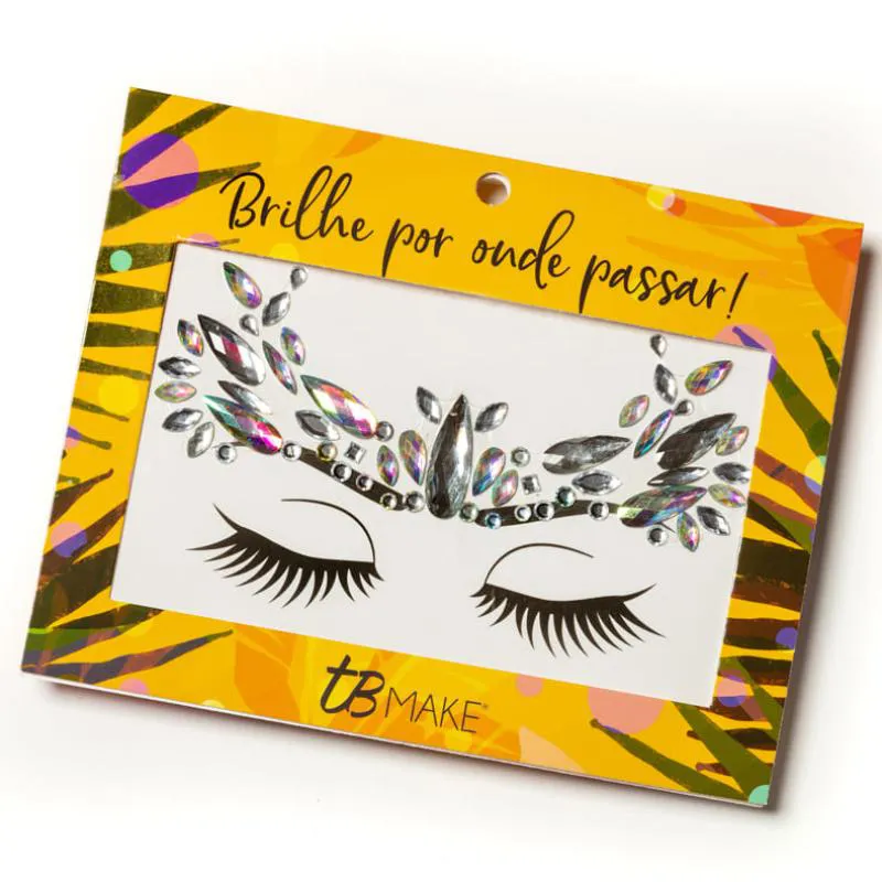 Pedras Autocolantes para Rosto - Color - Tb Make