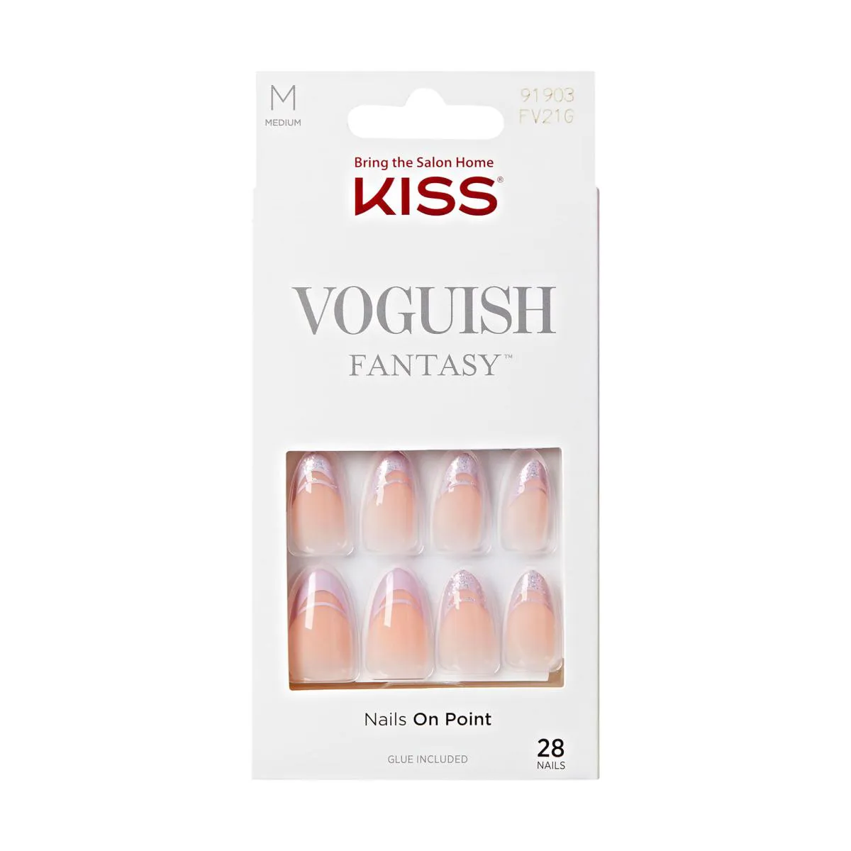 Unha Postiça Voguish Fantasy Fairy Tale - Kiss New York Nude