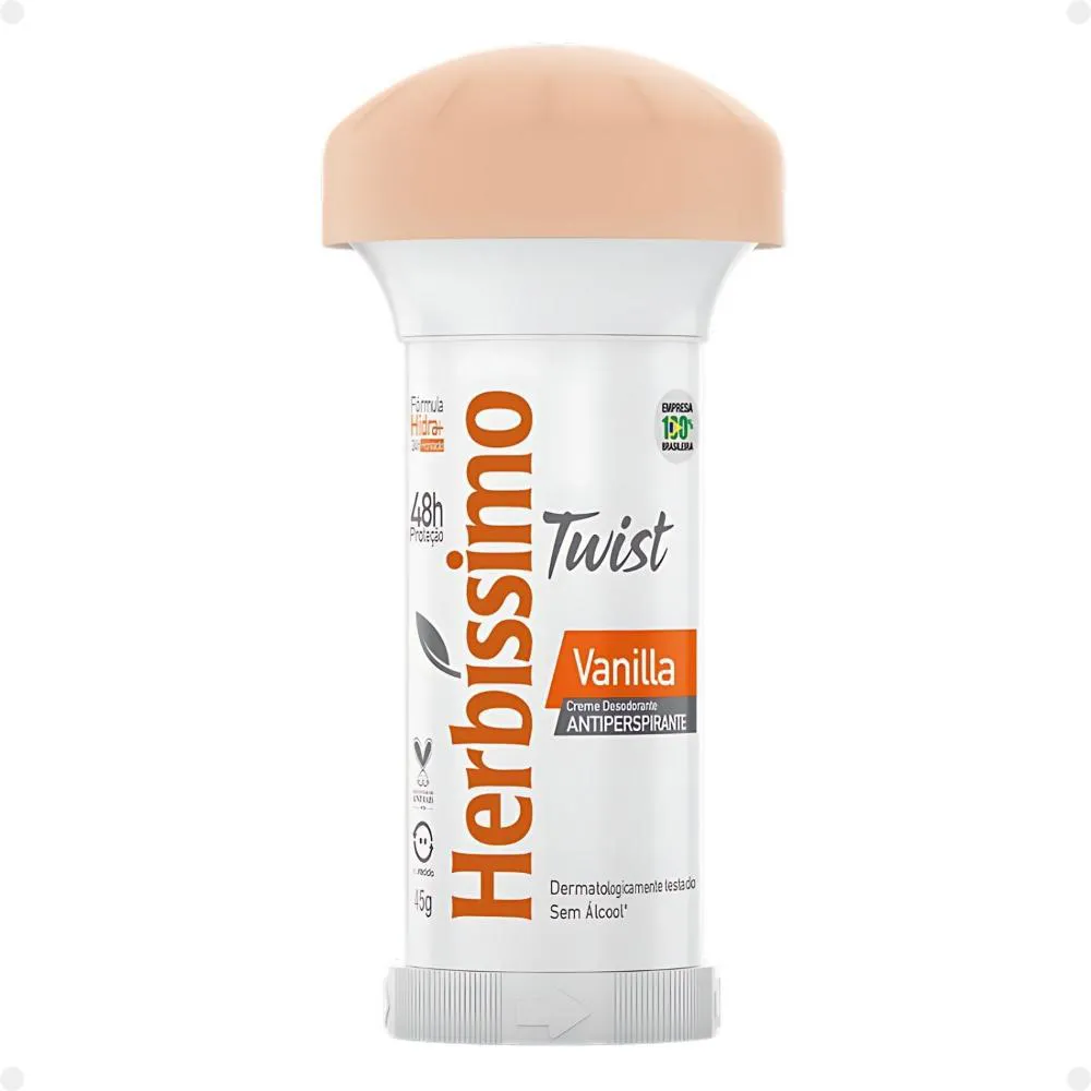 Creme Desodorante Herbíssimo Twist Vanilla 45g