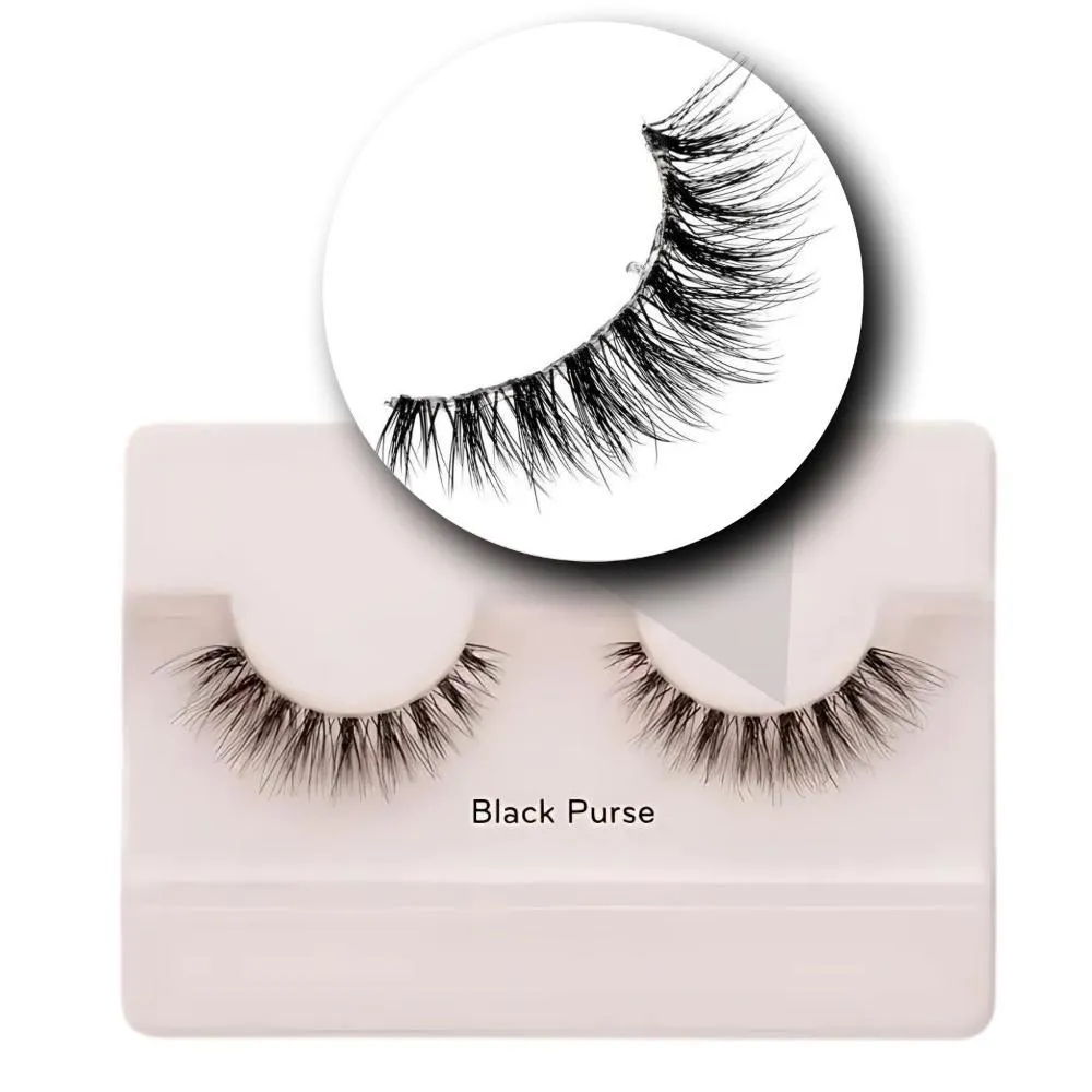 Cílios Postiços Kiss New York The New Natural Black Purse Nns05b