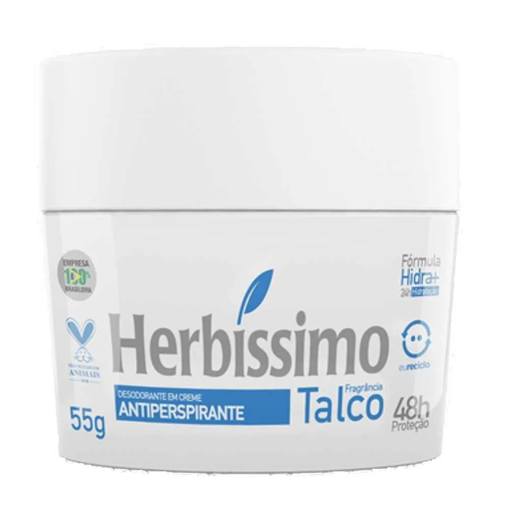 Desodorante Creme Herbissimo Talco 55gr