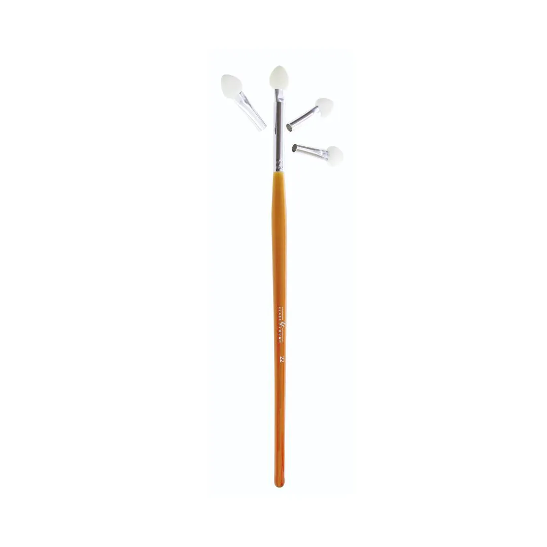 Pincel para Aplicar Sombra Réfil Brown Line 22 - Klass Vough
