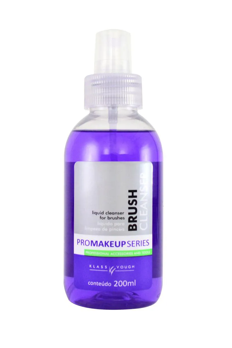 Brush Cleanser - Limpador E Higienizador de Pincéis Líquido 200 Ml - Klass Vough