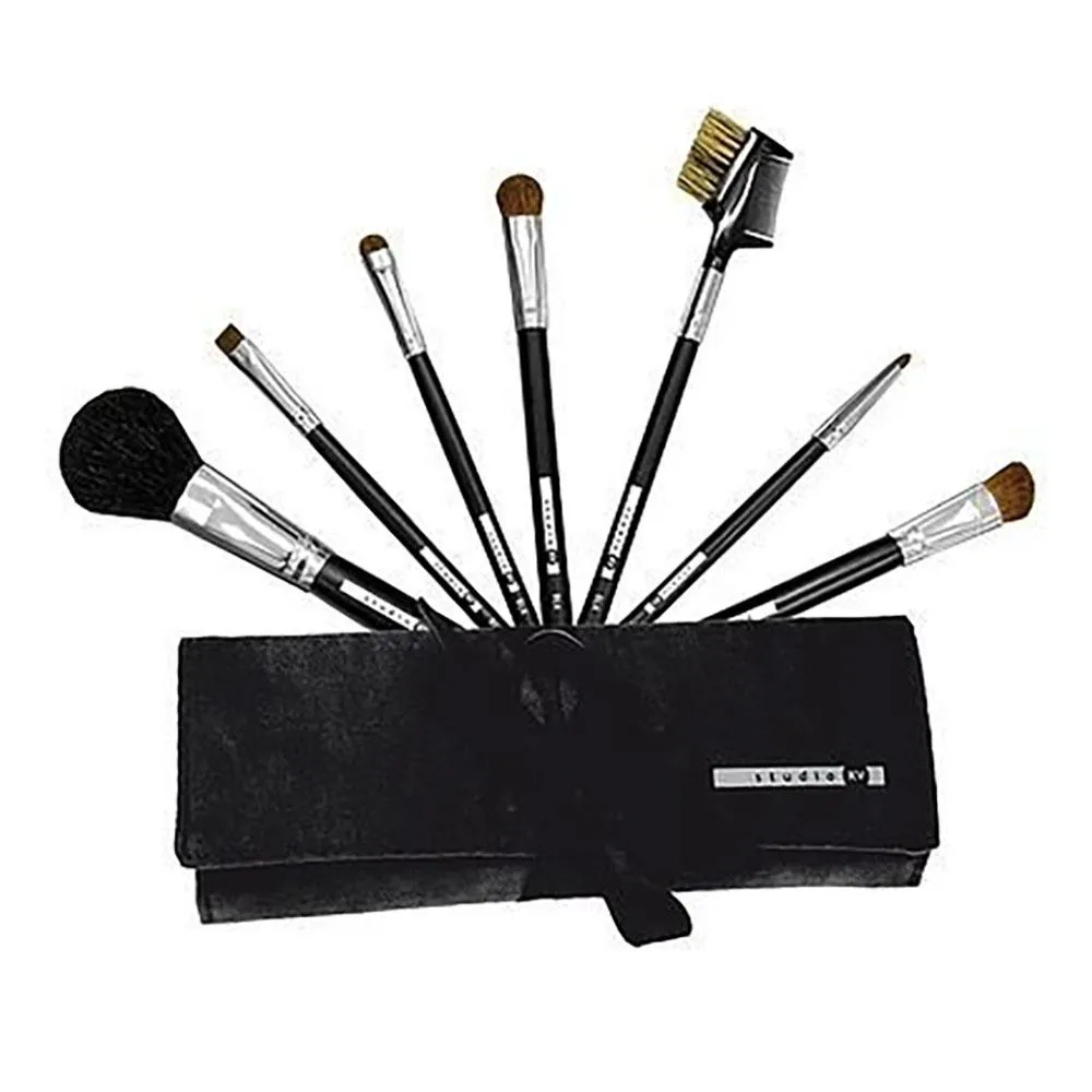 Kit de Pincéis Black com 7 Peças - Studio Kv