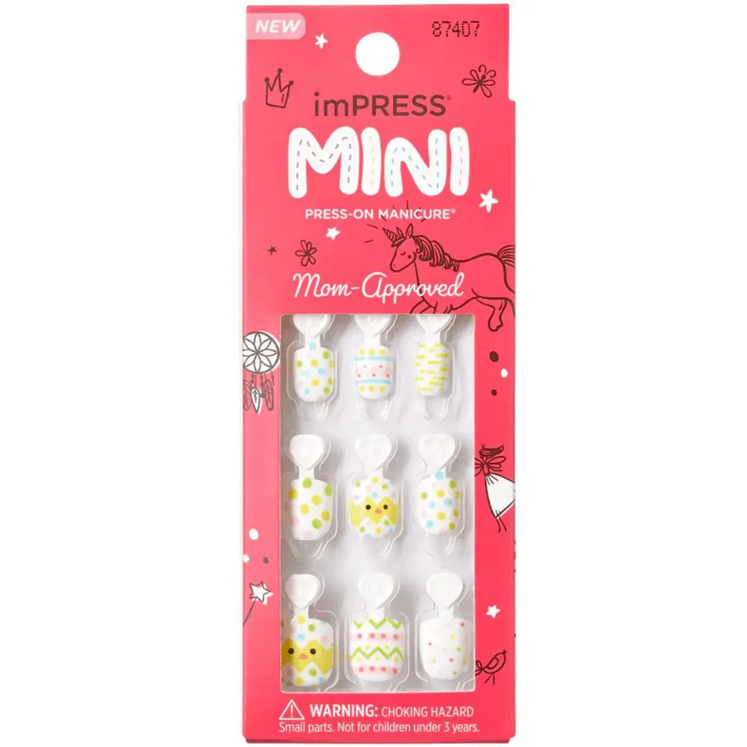 Unhas Autocolantes Kids Impress Mini Eggcelent Day - Kiss New York