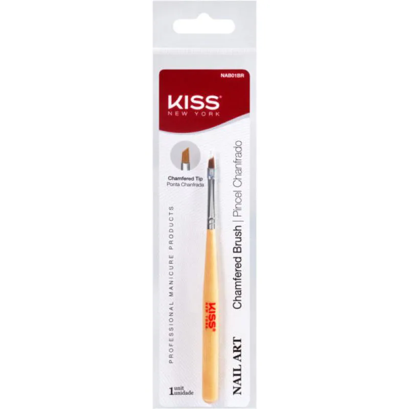 Pincel Nail Art Chanfrado - Kiss New York