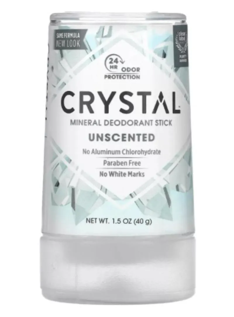Desodorante Pedra 40g Crystal Livre De Parabenos E Aluminio