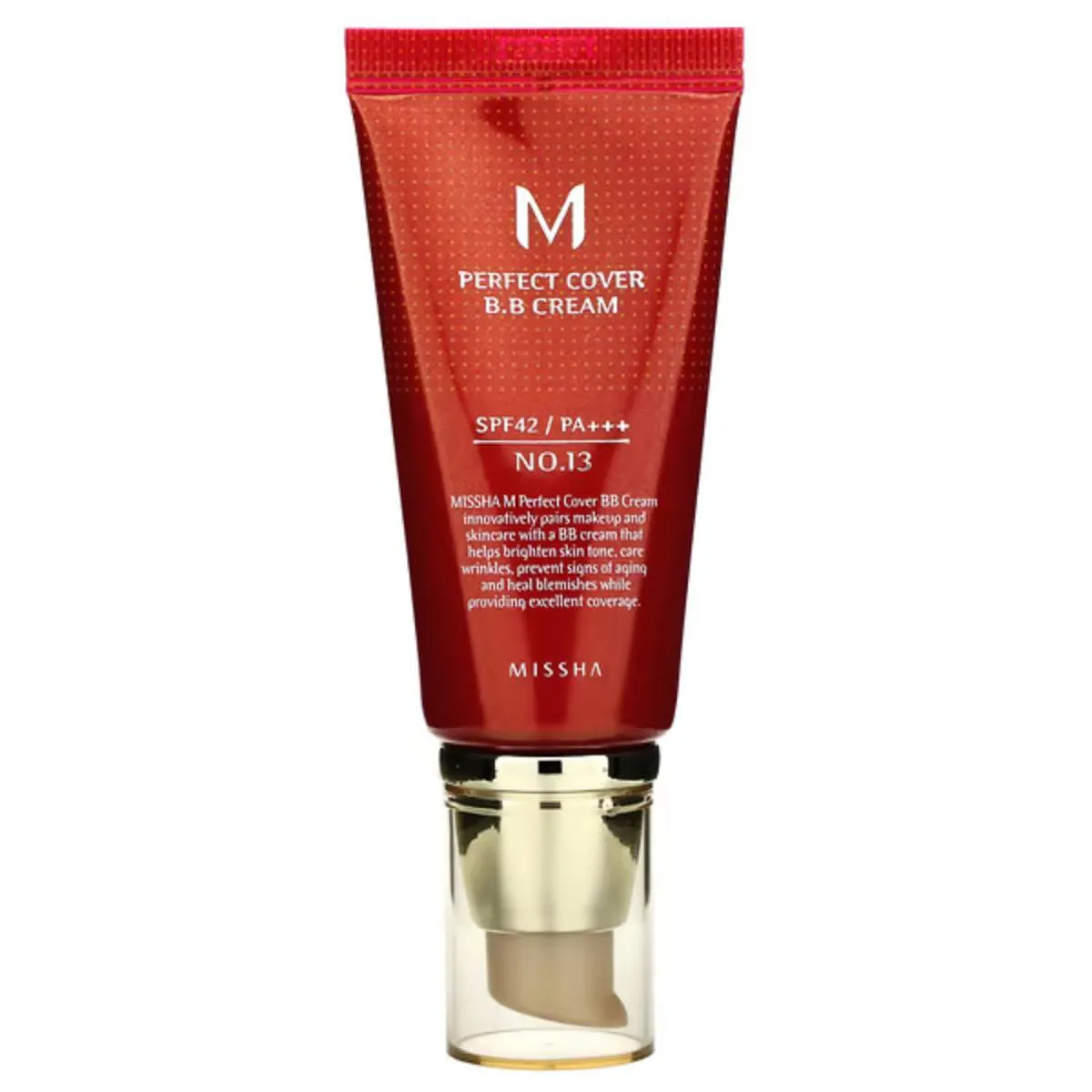 Creme Bb Facial No 13 Bege Brilhante Fps 42 50ml - Missha