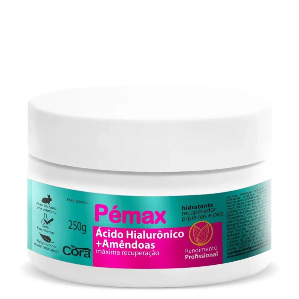 Pemax Acido Hialuronico+ Amendoas Pote 250gr