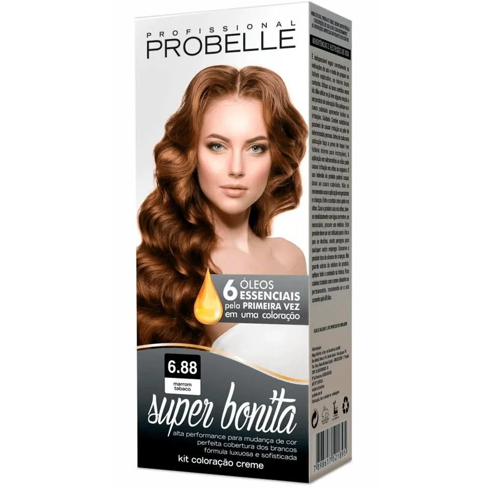 Tintura Probelle Super Bonita 6.88 Marron Tabaco