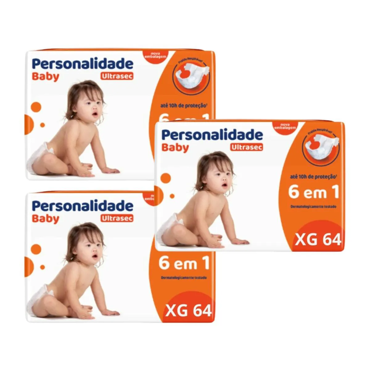 Kit C3 Ultrasec Fralda Máxima Absorção Xxg - Personalidade