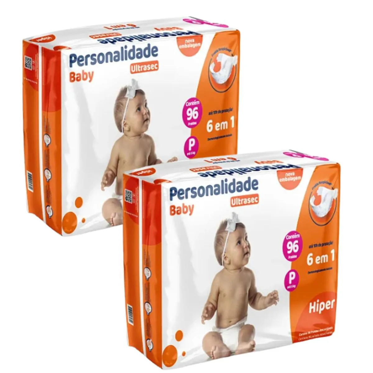 Kit C2 Fralda Pacote Hiper Tam P Ultrasec – Personalidade
