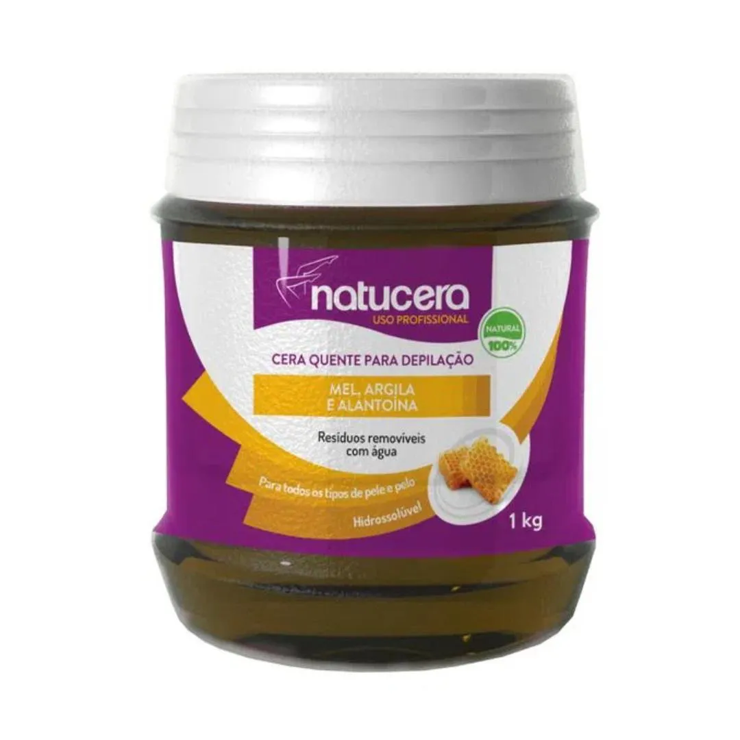 Cera Quente Natucera Mel para Depilação 1kg – Natucera