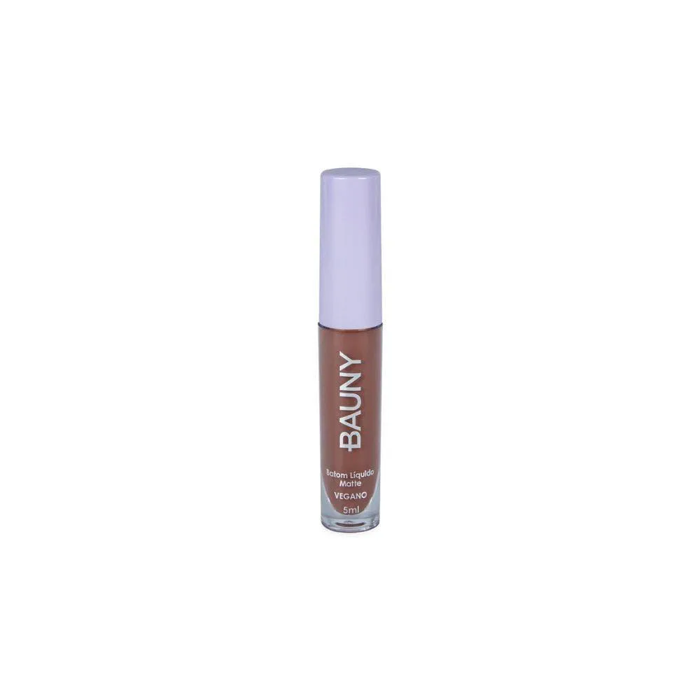 Batom Líquido Efeito Matte Bauny Cosméticos Cor 030 5ml