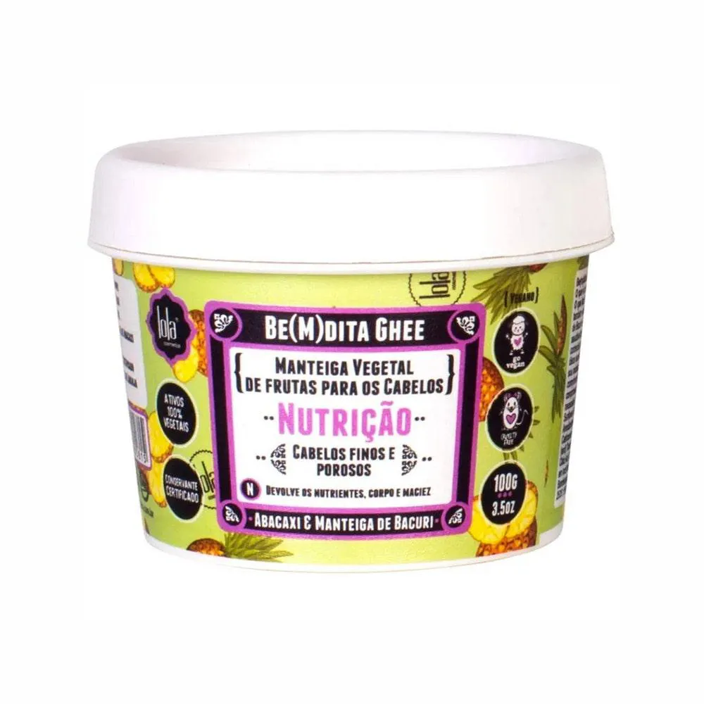 Máscara de Hidratação Be(m)dita Ghee Nutrição Abacaxi