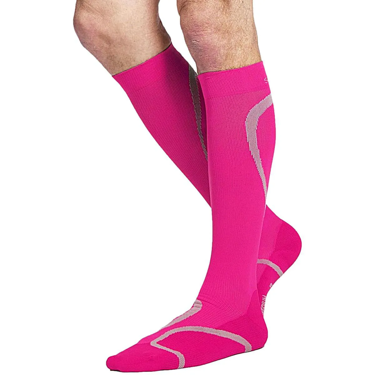 Meia 3/4 Esportiva Perfomance Sigvaris - 20-30mmhg - Pink - Tamanho P2