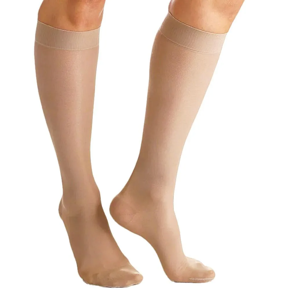 Meia 3/4 Sigvaris Audace 15-20mmhg Natural Fechada P