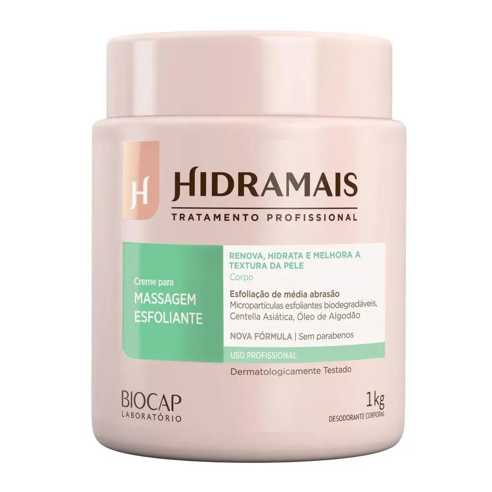 Creme para Massagem Esfoliante 1kg
