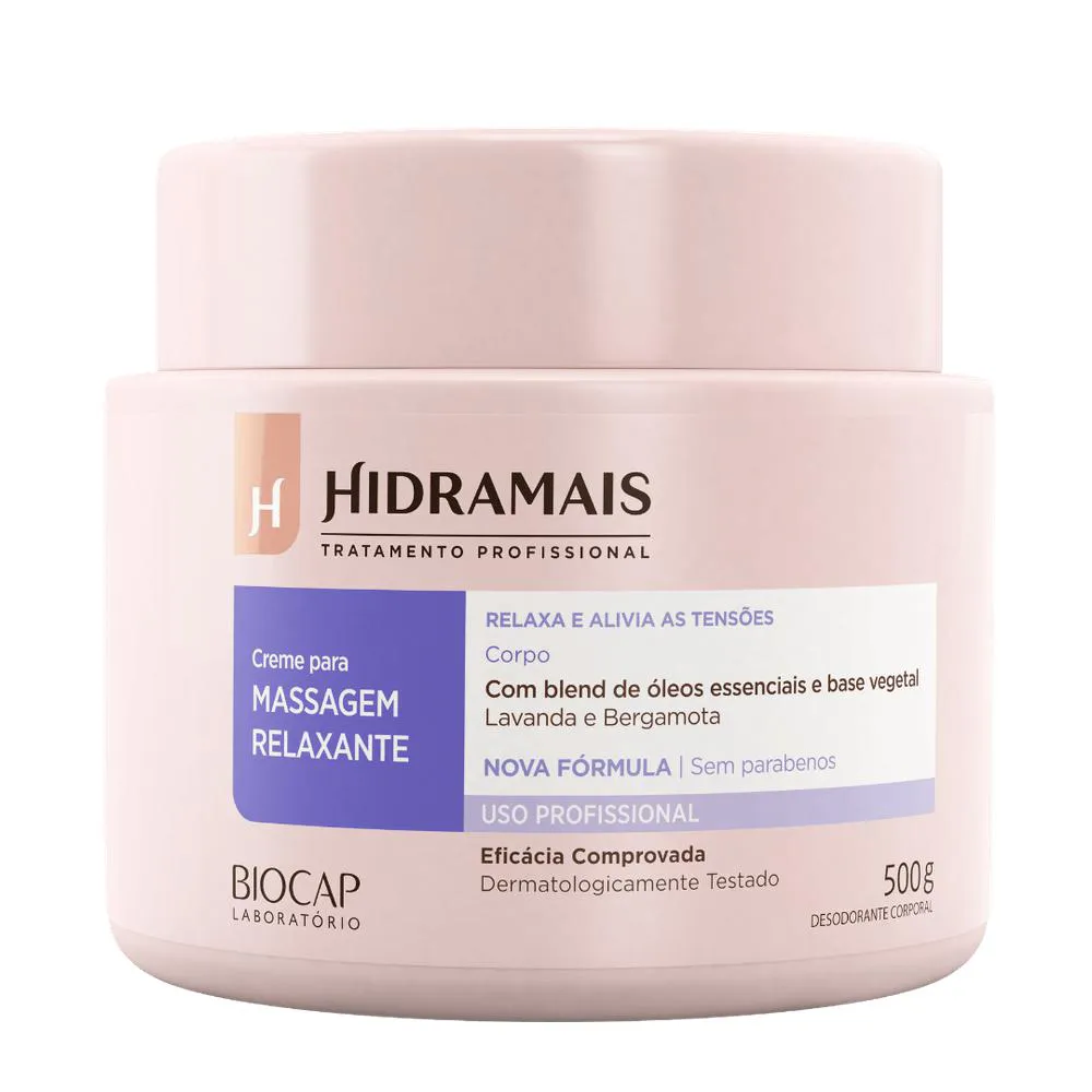 Creme para Massagem Relaxante 500g