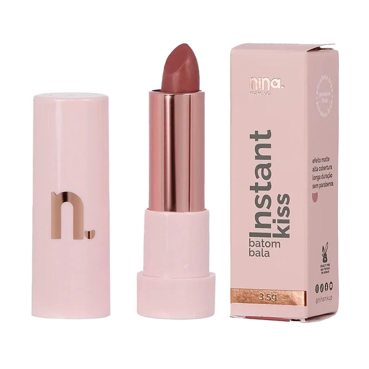 Nina Make Up Instant Kiss Batom Bala Cozy