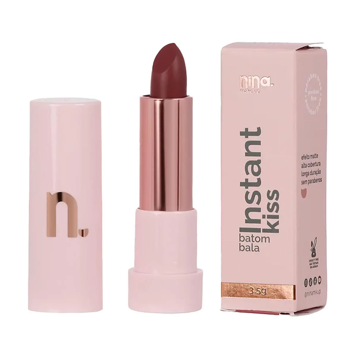 Nina Make Up Instant Kiss Batom Bala Mood